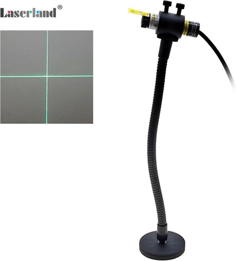Laserlands Sewing Guide Light Green Cross Light Module Generator Projector Replacable USB for Heat up Screen Printing Placement Fabric Cloth Sewing Alignment - Image 2